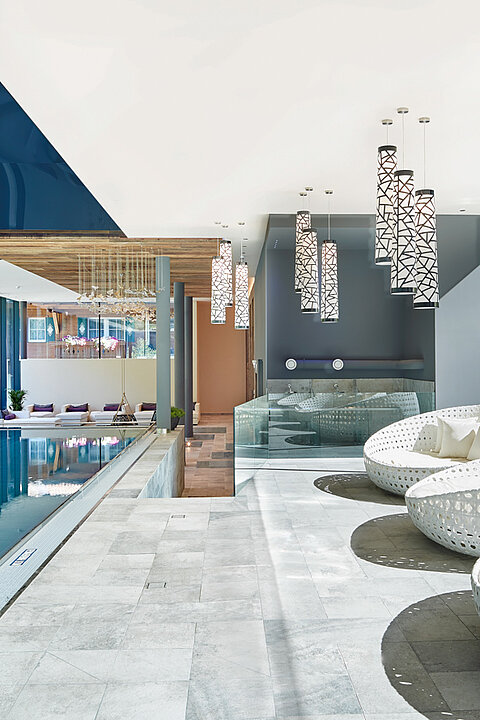 Indoorpool im Wellnesshotel Lürzerhof in Salzburg