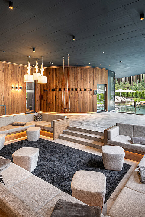 The Adults Only Lounge at the Lürzerhof wellness hotel in Salzburg