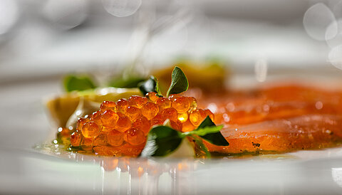Leckeres Gericht im Gourmet-Wellnesshotel Lürzerhof