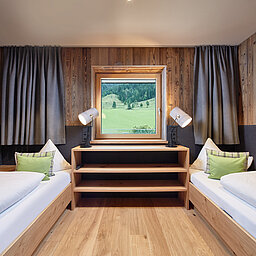 Das Kinderzimmer in der Alpin Life Lodge im Wellnesshotel Lürzerhof in Salzburg