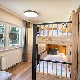 Das Kinderzimmer in der Mountain Familiy pur Familiensuite im Lürzerhof