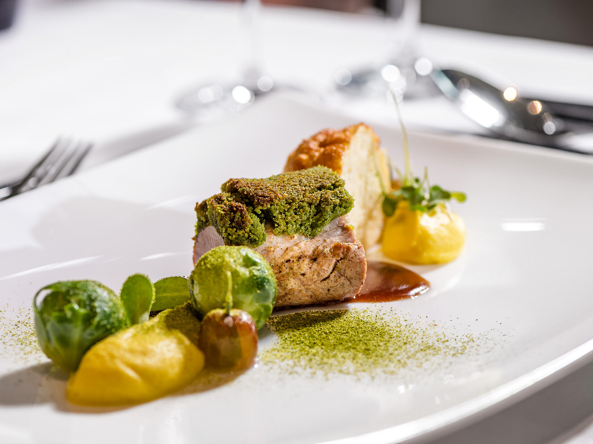 Leckeres Gericht im Gourmet-Wellnesshotel Lürzerhof
