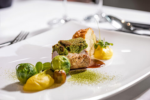 Leckeres Gericht im Gourmet-Wellnesshotel Lürzerhof