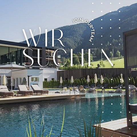 Wir suchen dich! Werde Teil der Lürzerhof-Familie Für unser Alpin Life Resort Lürzerhof suchen wir motivierte und herzliche Teammitglieder in folgenden Bereichen: