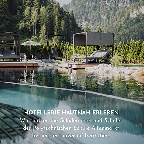 Hotellerie hautnah erleben! Die Polytechnische Schule Altenmarkt war bei uns im Lürzerhof zu Besuch – und dabei wurde nicht nur zugeschaut, sondern fleißig ausprobiert!