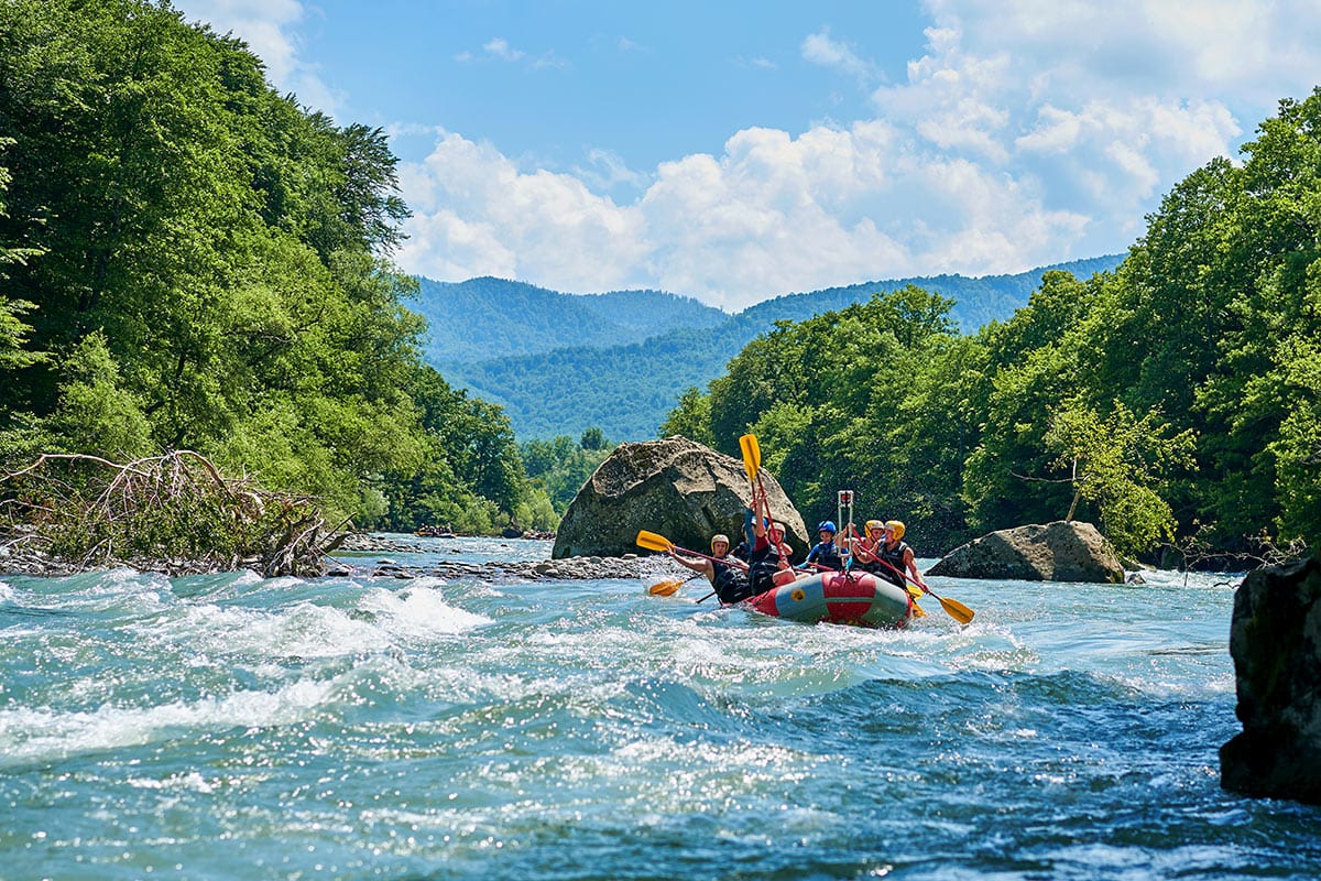 Rafting - Freizeitmöglichkeit