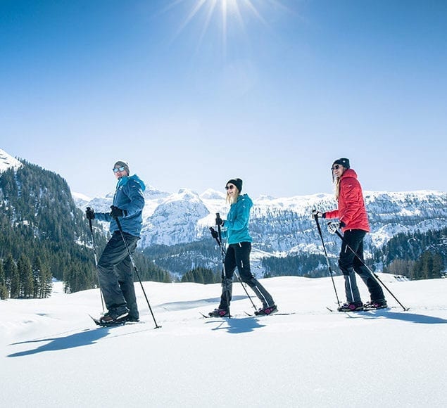 Schneeschuhwandern auf der Gnadenalm